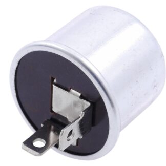 Blinkrelais 2 Pol, 6V 17W Alu universal inklusive Haltegummi, Motorrad, Quad