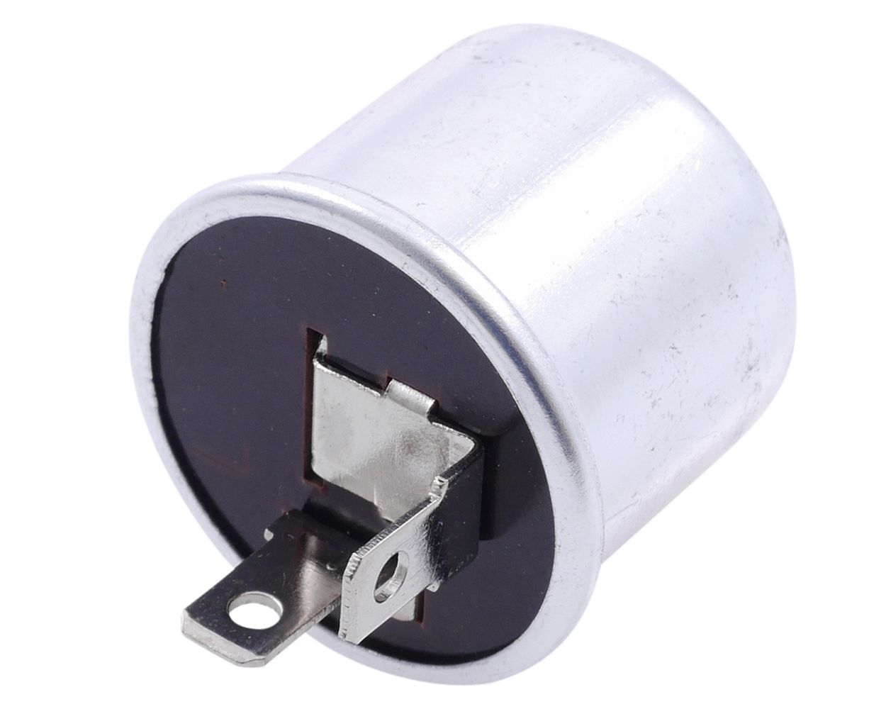 Blinkrelais 2 Pol, 6V 17W Alu universal inklusive Haltegummi, Motorrad, Quad
