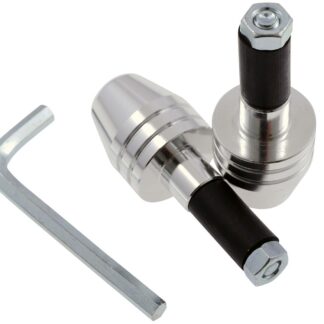 Lenkergewichte Alu/silber, für Alulenker, Paar, Motorrad