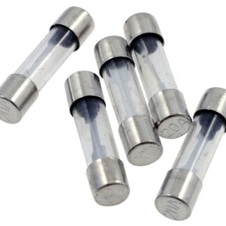 Glassicherung 25mm (20 Amp), 5er Pack 25x6mm