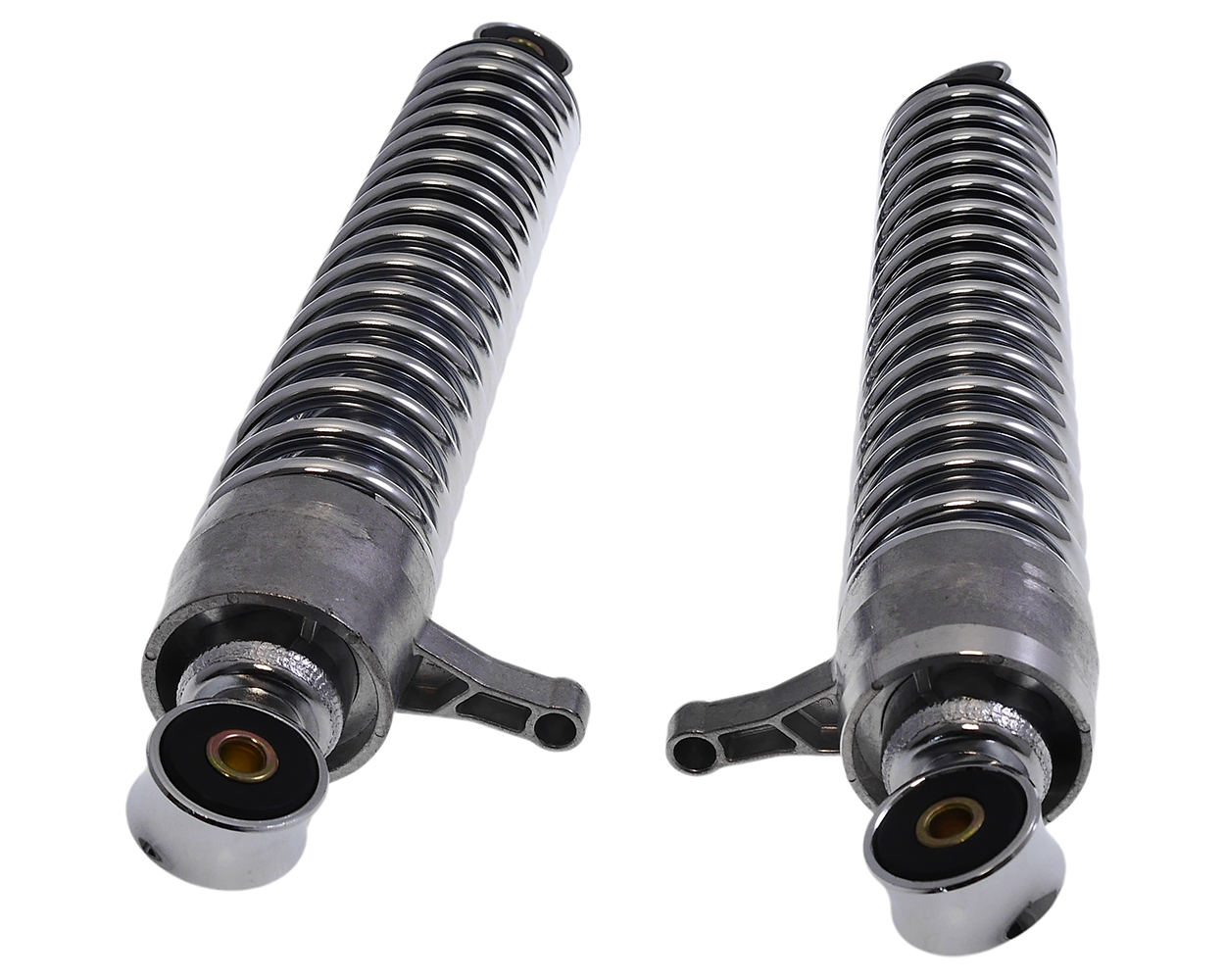 Stoßdämpfer / Federbein Set 360mm Chrom passt für Simson S51, S50, S70, Enduro, Mofa, Moped, Mokick 2 Stück – Bild 2