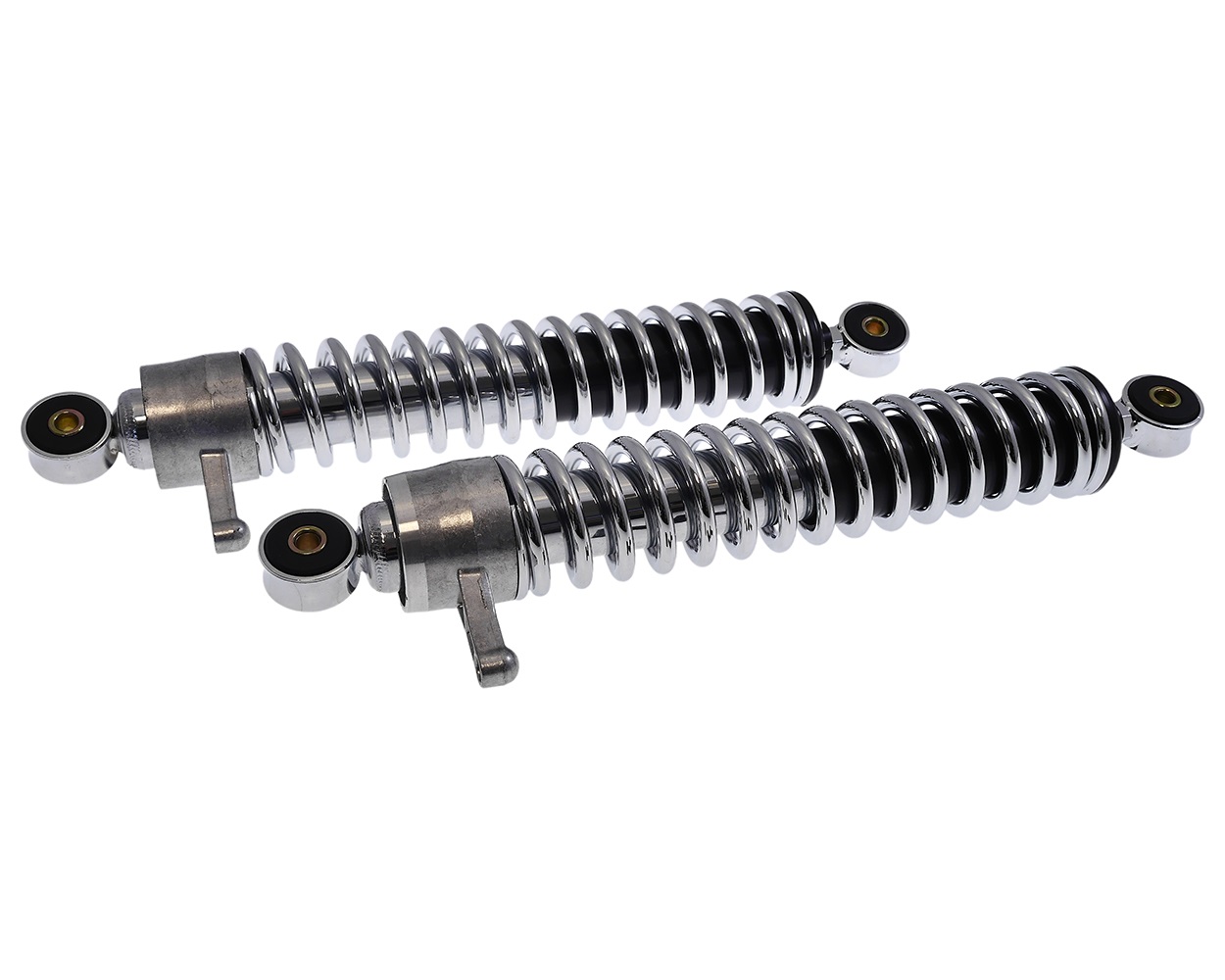 Stoßdämpfer / Federbein Set 360mm Chrom passt für Simson S51, S50, S70, Enduro, Mofa, Moped, Mokick 2 Stück – Bild 3