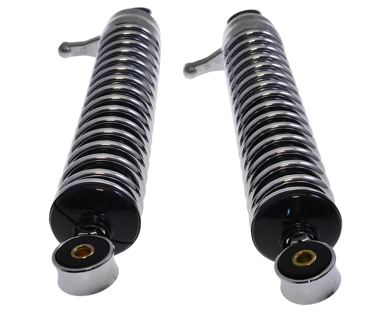 Stoßdämpfer / Federbein Set 360mm Chrom passt für Simson S51, S50, S70, Enduro, Mofa, Moped, Mokick 2 Stück – Bild 4