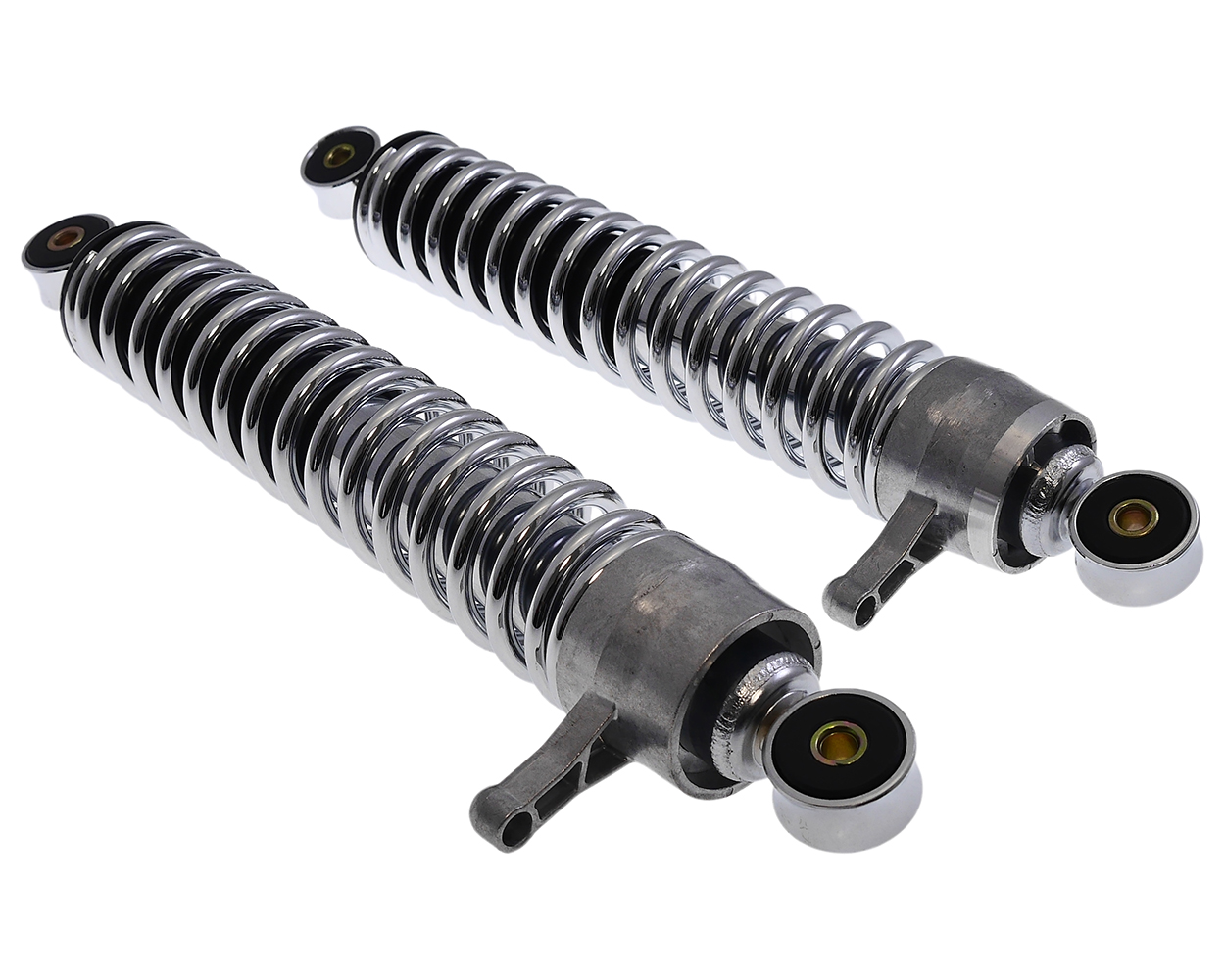 Stoßdämpfer / Federbein Set 360mm Chrom passt für Simson S51, S50, S70, Enduro, Mofa, Moped, Mokick 2 Stück – Bild 8