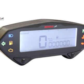 Tachometer KOSO DB01RN schwarz mit Drehzahlmesser