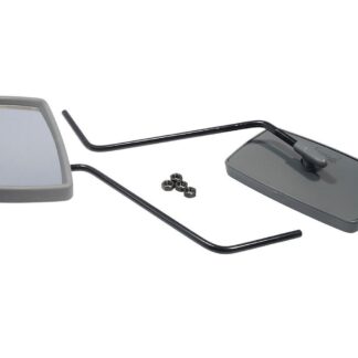 Spiegel Set RMS grau schwarz Rückspiegel Piaggio Ape 50
