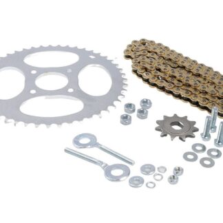 Kettensatz IGM 16-teilig 415er Teilung 47 / 11 Zähne für Hercules / Sachs Prima 50 Motor Set Kit Kettenspanner