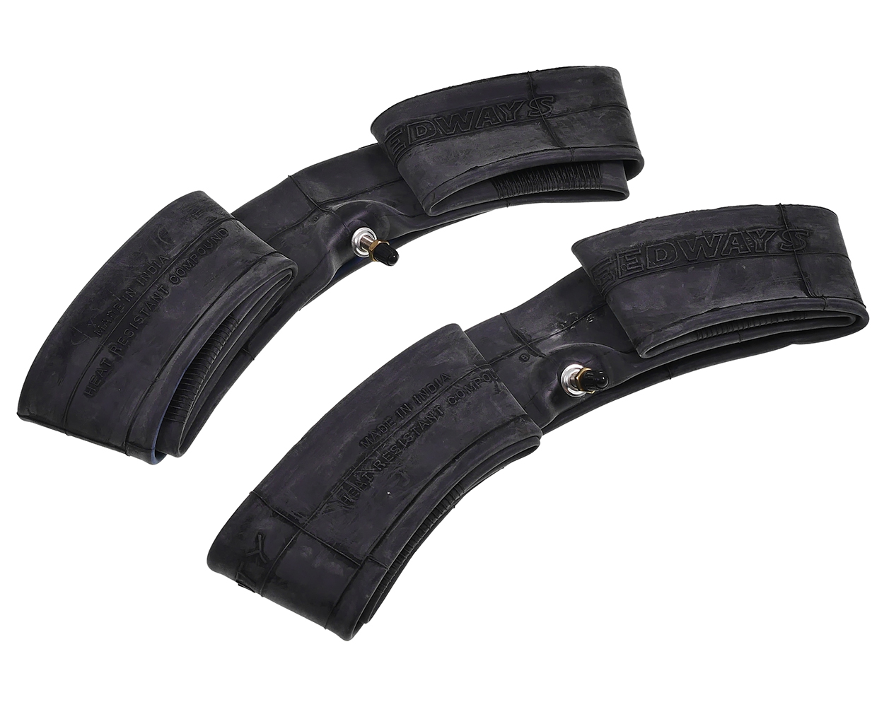Schlauchset 2 Stück SPEEDWAYS 2.75 - 3.00-18 2 3/4-18 Zoll TR-4 Scooter Mofa Moped – Bild 3