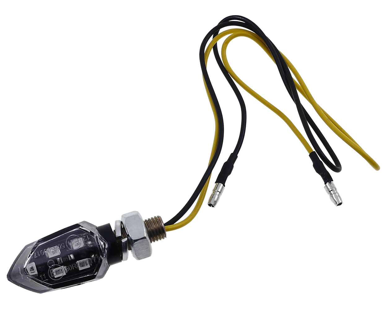 Blinker Diamond schwarz klar LED Motorrad Roller Schaltmoped Mokick – Bild 6