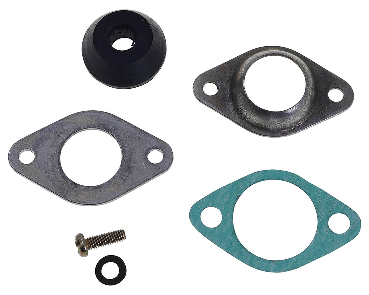 Kabelklemmblech Set 2-Takt für Lambretta LI LIS SX TV Serie 2-3 DL GP