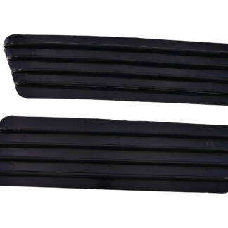 Seitenhaubengitter-Set schwarz UNI AUTO kompatibel für Lambretta DL, GP 125-200ccm Ersatz Roller Klassik