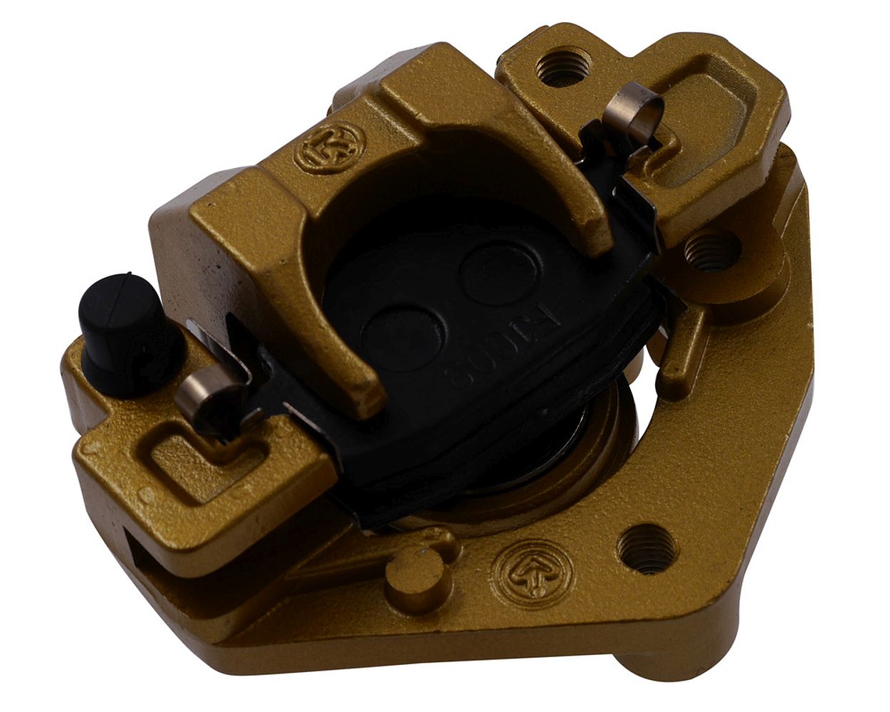 Bremssattel Bremszange Rivello vorne gold Rex Monza, RS400, RS450, RS460, RS500 – Bild 2