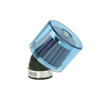Sportluftfilter Air-System 45 Grad 35 - 38mm blau 2-Takt Roller Tuning