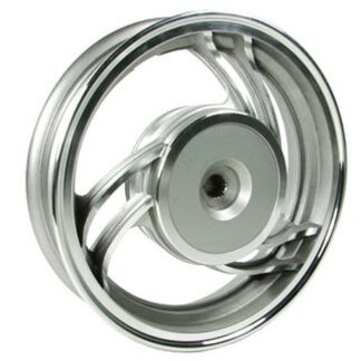 Felge hinten 10 Zoll 3 Speichen silber Rex Capriolo Monza RS400 450 460