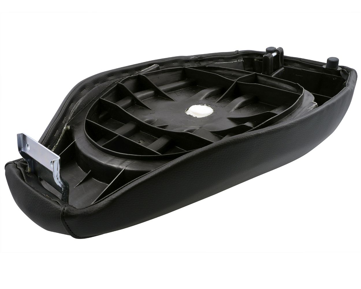 Sitzbank schwarz STREETLIGHTS kompatibel für Piaggio NRG 50 mc2 2T LC -98, TPH 50 2T AC 99-05 – Bild 2
