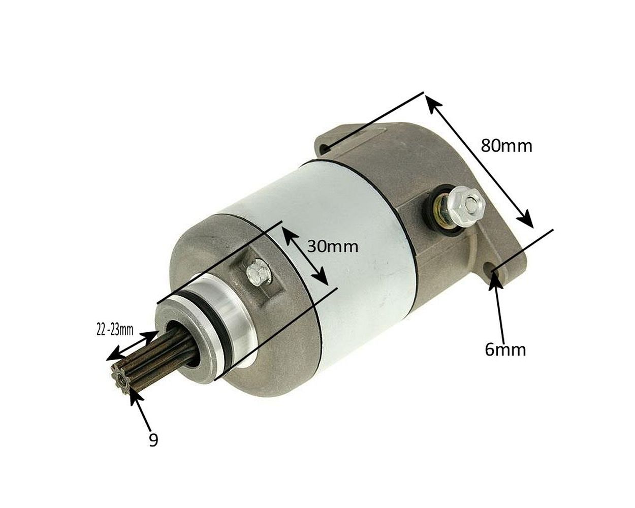 Anlasser Motor 4-Takt Honda 125-150ccm Dylan Pantheon NES PES Scoopy Keeway – Bild 2