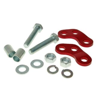 Höherlegungssatz Aluminium rot Derbi Senda Aprilia RX 50 D50B0 SX SM