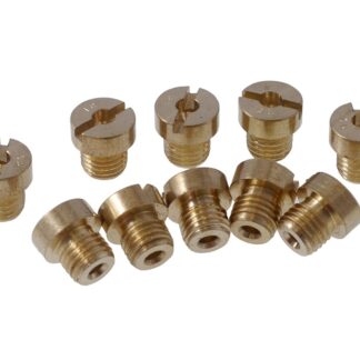 Hauptdüsenset Dellorto 6mm 10 Stk 80-125 2-Takt kompatibel für Peugeot Speedfight JetForce