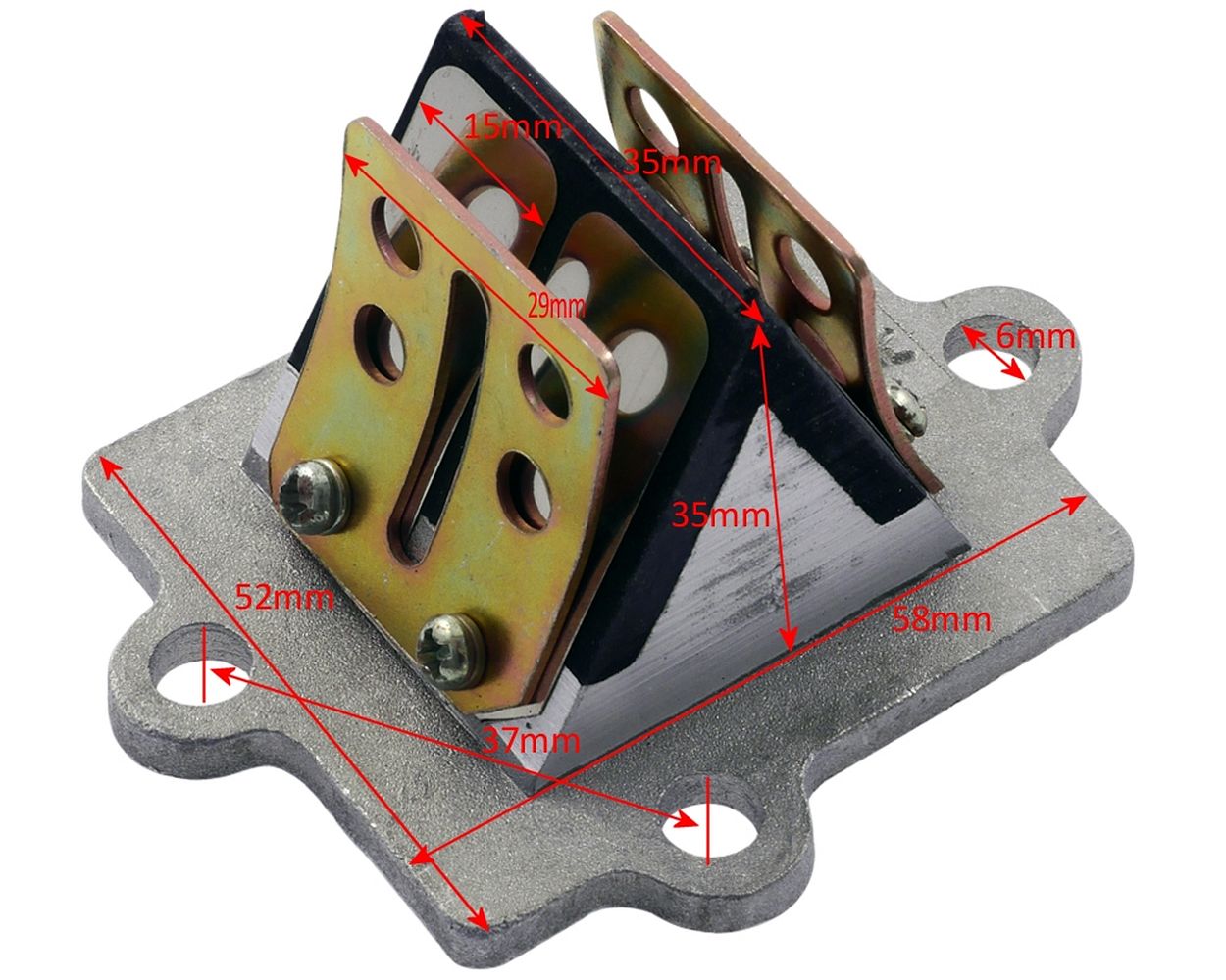 Membranblock Ersatz 2-Takt Minarelli liegend MBK Nitro MachG Ovetto Forte 2 Membranblock Ersatz 2-Takt Minarelli liegend MBK Nitro MachG Ovetto Forte – Bild 2