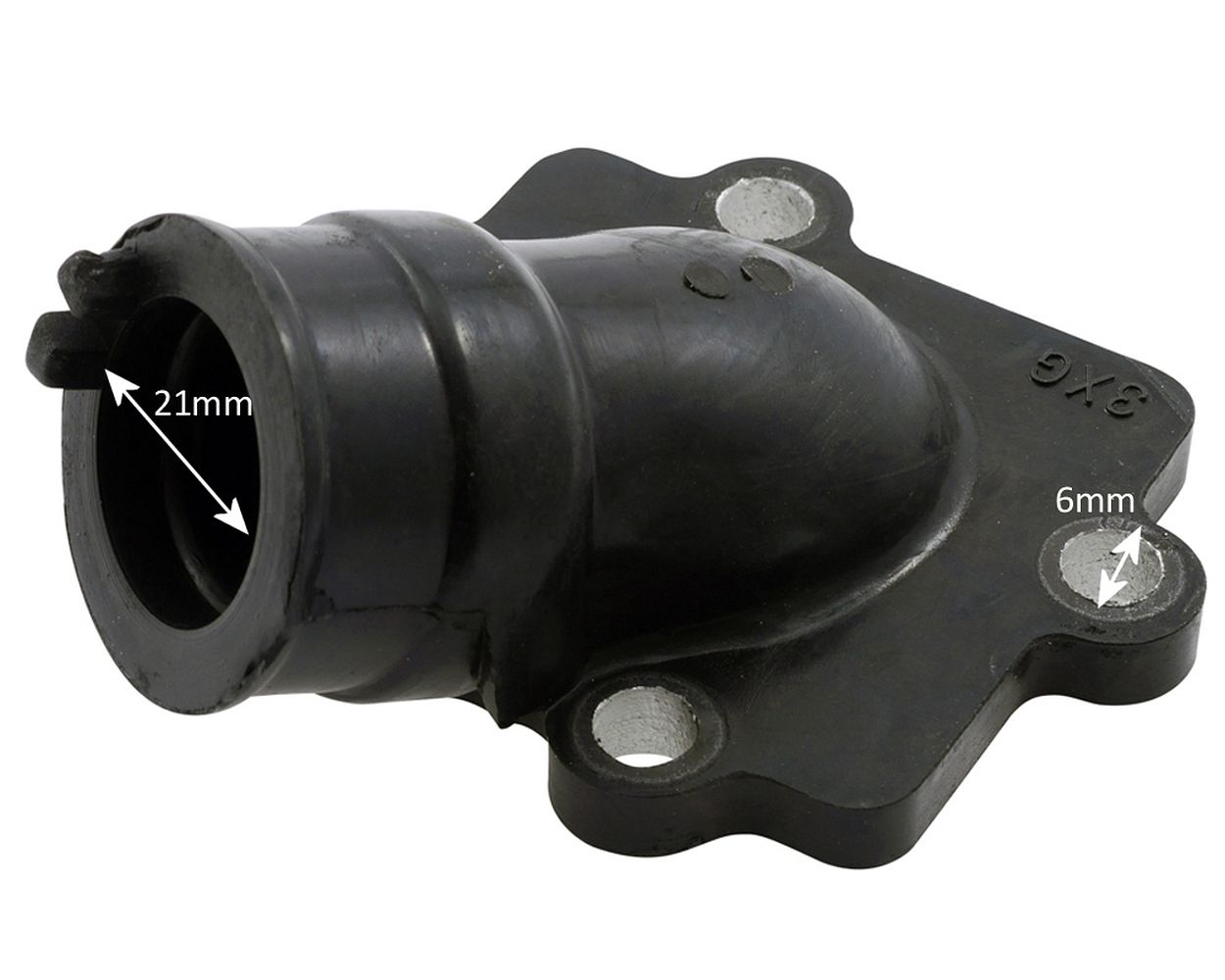 Ansaugstutzen 2-Takt Minarelli liegend Malaguti F12 F15 Benelli 491 RR K2 50 – Bild 3