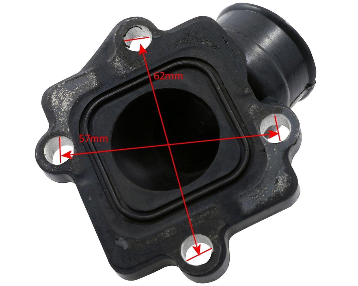 Ansaugstutzen 2-Takt Minarelli liegend Malaguti F12 F15 Benelli 491 RR K2 50 – Bild 4