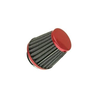 Sportluftfilter Power 38mm Anschluss rot Schaltmoped Quad ATV Scooter