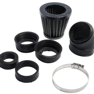 Sportluftfilter Power 28-50mm Anschluss carbon look Quad, Kart, Scooter