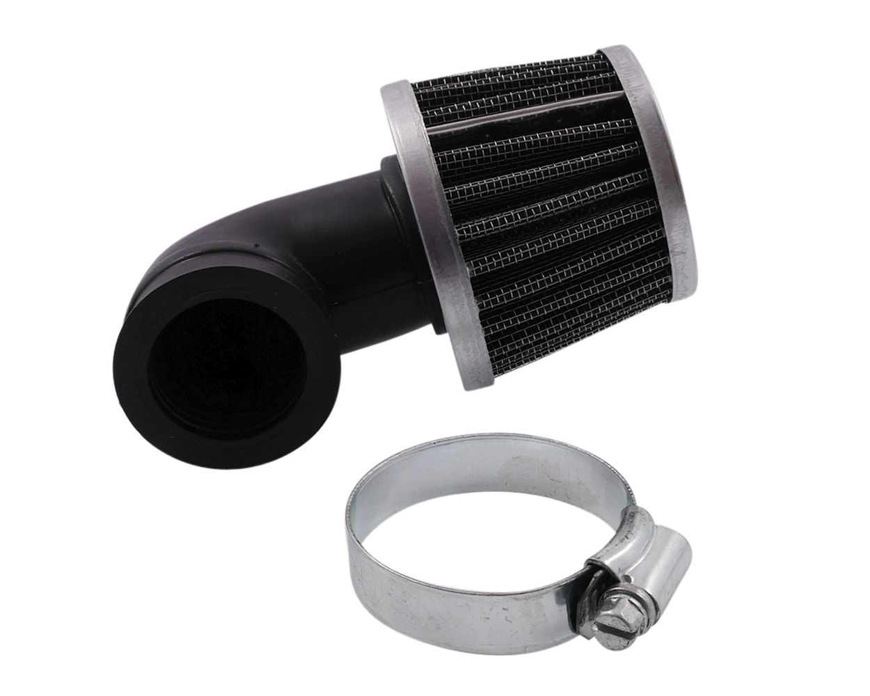 Sportluftfilter Power 90 Grad 28mm Anschluss WACHMANN Schaltmoped, Quad ATV Kart